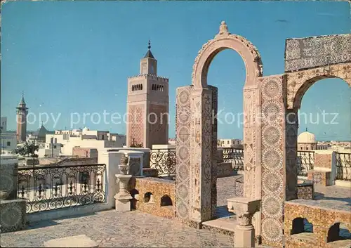 Tunis Die Daecher der Medina Kat. Tunis