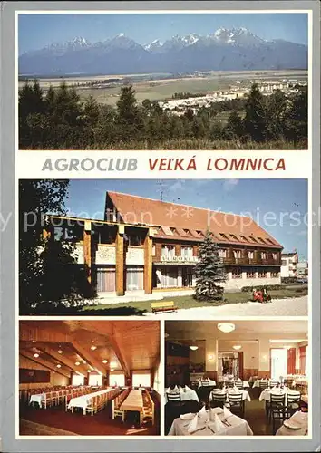 Velka Lomnica Agro Club Freizeiteinrichtungen Restaurant