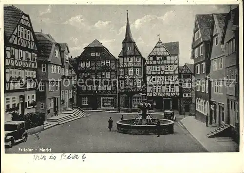 Fritzlar Markt  Kat. Fritzlar