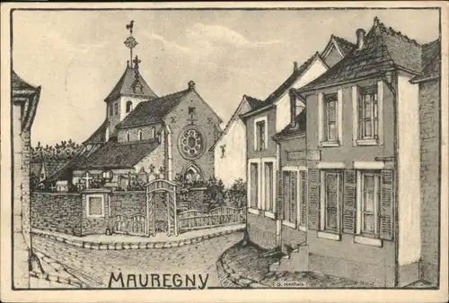 Mauregny-en-Haye Mauregny Kuenstler J. Hartwig x / Mauregny-en-Haye /Arrond. de Laon
