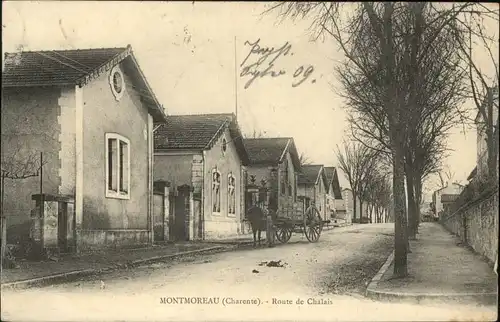 Montmoreau-Saint-Cybard Montmoreau Charente Route Chalais x / Montmoreau-Saint-Cybard /Arrond. d Angouleme