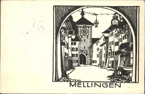 Mellingen AG Teilansicht / Mellingen /Bz. Baden