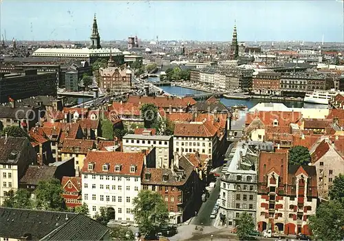 Kopenhagen Blick von der Erloeserkirche Kat. Hovedstaden