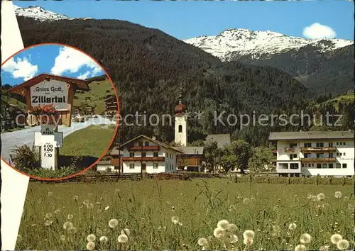 Ried Zillertal Teilansicht Kat. Ried im Zillertal