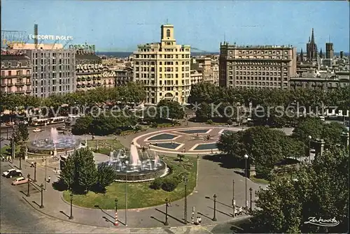 Barcelona Cataluna Plaza de Cataluna Kat. Barcelona