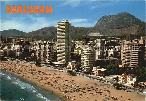 Benidorm Strandansicht Kat. Costa Blanca Spanien