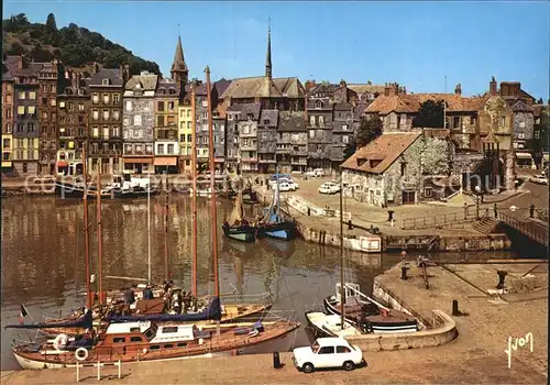 Honfleur Teilansicht mit Hafen Kat. Honfleur