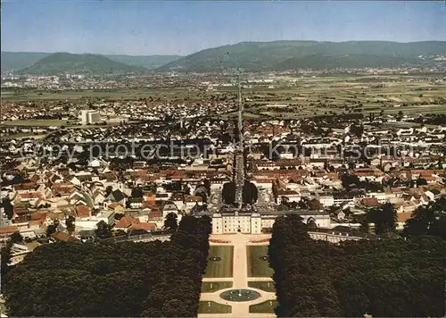 Schwetzingen Fliegeraufnahme Schloss Kat. Schwetzingen