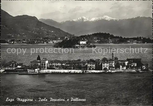 Lago Maggiore Isola Pescatori e Pallanza Kat. Italien