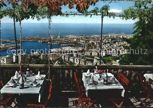 Genova Genua Liguria Blick vom Righi Terrasse Kat. Genova