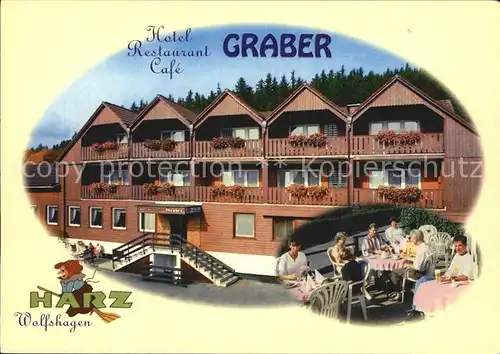 Wolfshagen Harz Hotel Graber Kat. Langelsheim