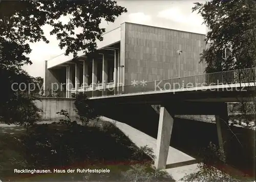 Recklinghausen Westfalen Haus der Ruhrfestspiele Kat. Recklinghausen