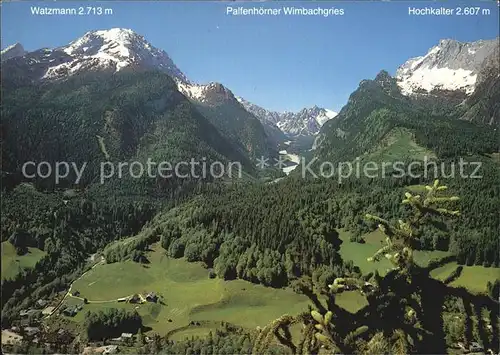 Berchtesgaden Watzmann Hochkalter Wimbachgries Kat. Berchtesgaden