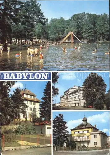 Babylon Babilon Badestrand Stadtansichten Kat. Tschechische Republik