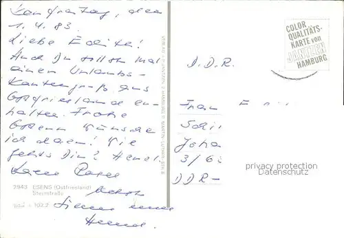 Esens Steinstrasse Kat. Esens
