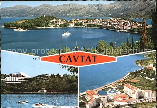 Cavtat Dalmatien Panoramen Kat. Kroatien
