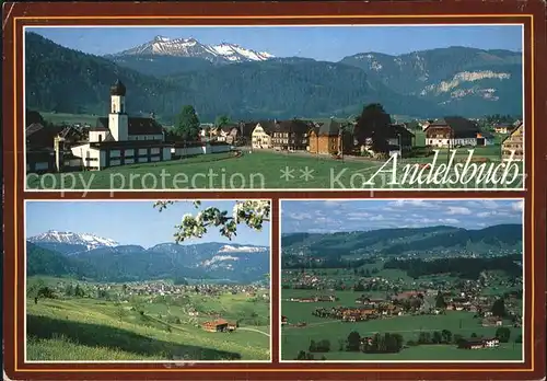 Andelsbuch Vorarlberg Panorama Kirche Kat. Andelsbuch
