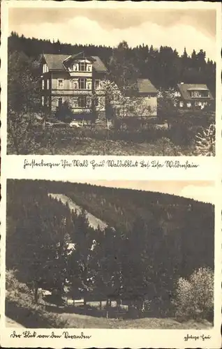 Finsterbergen Haus Waldblick Kat. Finsterbergen Thueringer Wald
