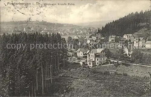 Finsterbergen Panorama Kat. Finsterbergen Thueringer Wald