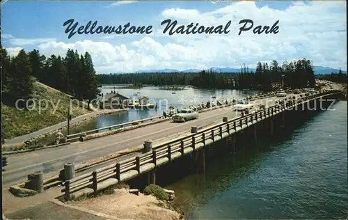 Yellowstone National Park Fishing bridge  Kat. Yellowstone National Park