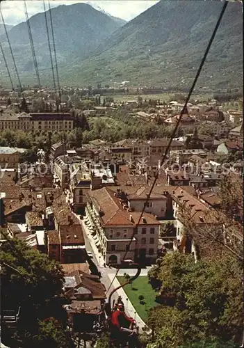 Meran Merano Gesamtansicht mit Sessellift