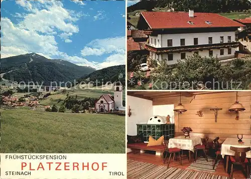 Steinach Tirol Fruehstueckspension Platzerhof Kat. Oesterreich