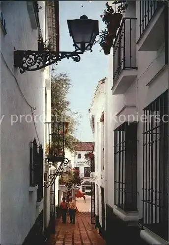 Marbella Andalucia Typische Gasse Kat. Marbella