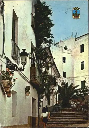 Benidorm Typische Gasse Kat. Costa Blanca Spanien