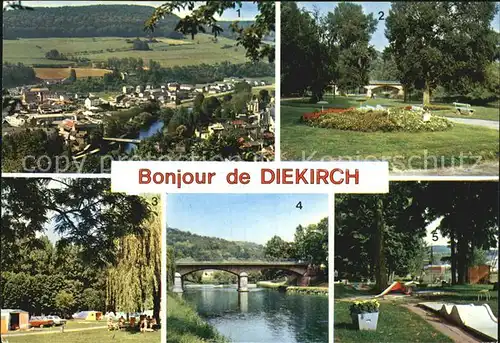 Diekirch Gesamtansicht Park Campingplatz Minigolf Kat. Diekirch