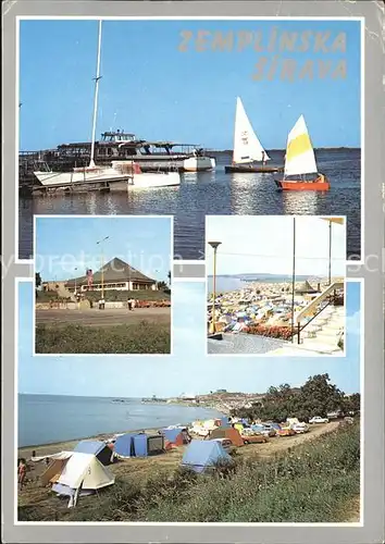 Zemplinska Sirava Campingplatz Segelboote  Kat. Kosice