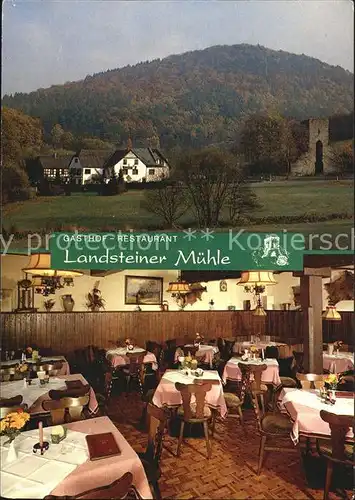 Weilrod Gasthof Restaurant Landsteiner Muehle Kat. Weilrod