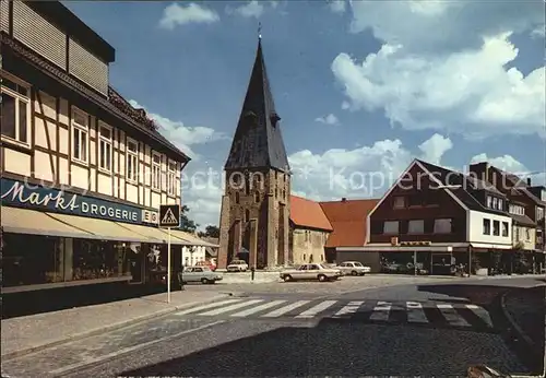 Wittingen Niedersachsen Blick zur Kirche Kat. Wittingen