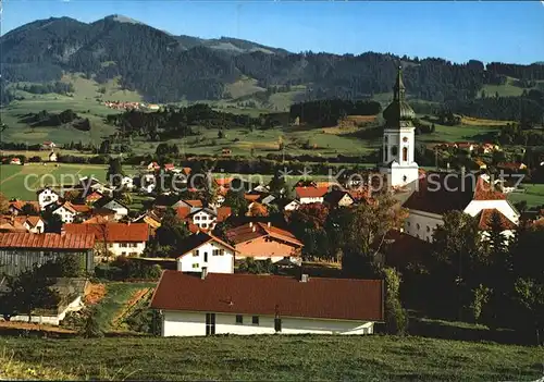 Wertach Reuter Wanne Ortsansicht Kat. Wertach