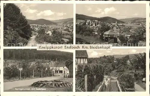 Endbach Bad Springbrunnen Badehaus Tretbad  Kat. Bad Endbach