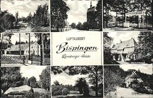 Bispingen Jugendherberge Loens Grabmal Wacholderhof  Kat. Bispingen Lueneburger Heide