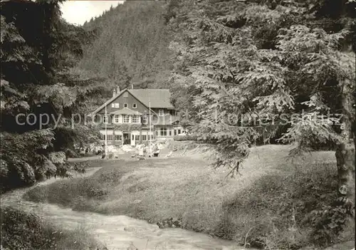 Tabarz HO Gaststaette Massenmuehle  Kat. Tabarz Thueringer Wald