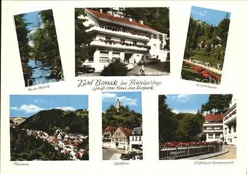 Bad Berneck Kurpromenade Schlossturm oelschnitz Kat. Bad Berneck Fichtelgebirge