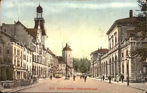 Schaffhausen SH Bahnhofstrasse Kat. Schaffhausen