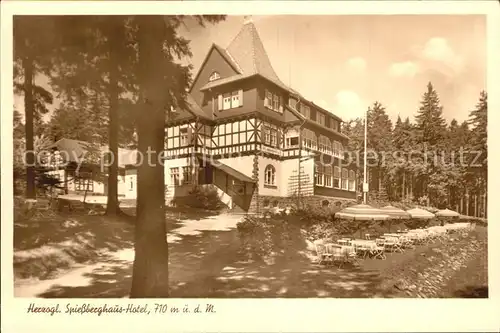 Friedrichroda Spiessberghaus Hotel Kat. Friedrichroda