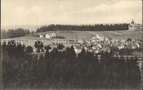 Finsterbergen Panorama Kat. Finsterbergen Thueringer Wald