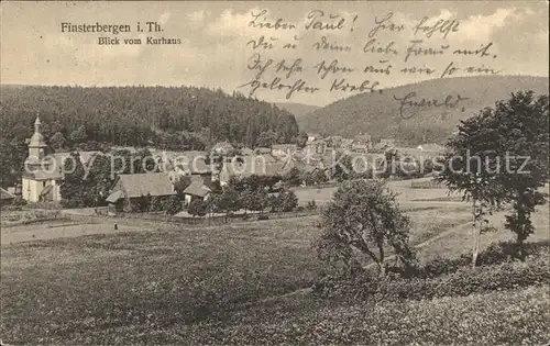 Finsterbergen Panorama Kat. Finsterbergen Thueringer Wald