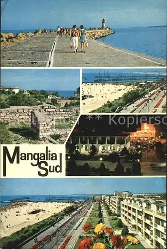 Mangalia Strand Promenade  Kat. Rumaenien