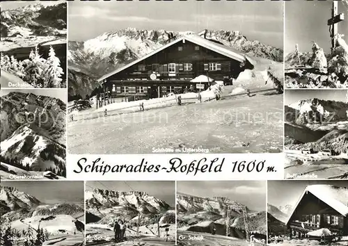 Rossfeldhuette Oberahornalm Skilift Skihuette  Kat. Berchtesgaden