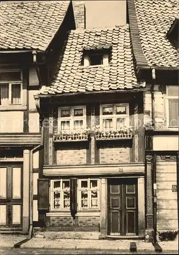 Wernigerode Harz Kleinste Haus  Kat. Wernigerode