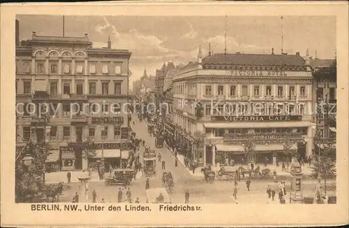 Berlin Unter den Linden Friedrichstrasse Kat. Berlin