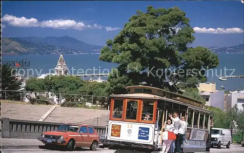 San Francisco California Cable Car Climbs Kat. San Francisco
