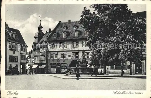 Gotha Thueringen Schellenbrunnen Kat. Gotha