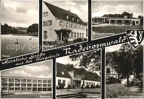 Radevormwald uelfebad Sparkasse Realschule Kaffeekann Kat. Radevormwald