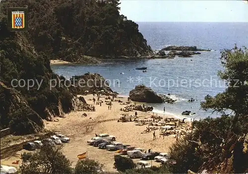 Costa Brava Strand Felsen Kat. Spanien