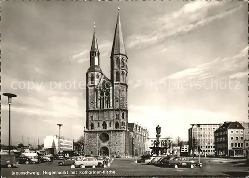 Braunschweig Hagenmarkt Katharinenkirche Kat. Braunschweig